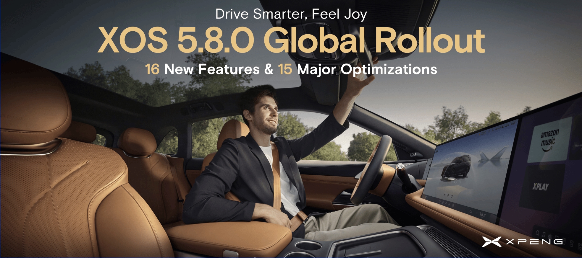 XPENG lanserar global OTA 5.8.0-uppdatering 