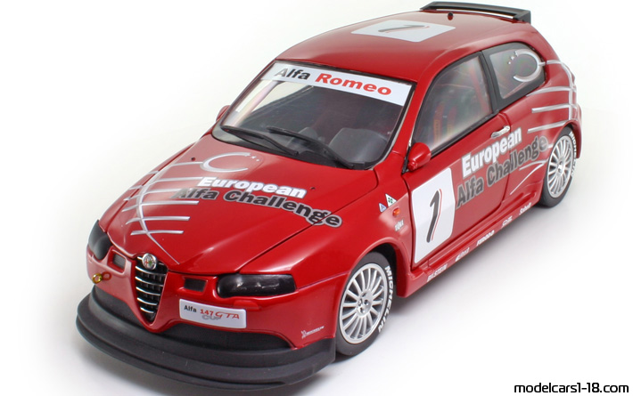 2003 - Alfa Romeo 147 GTA Cup Ricko 1/18 - Передняя левая сторона