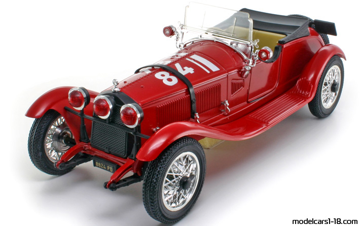 1931 - Alfa Romeo 6C 1750 Mille Miglia Polistil 1/16 - Front left side