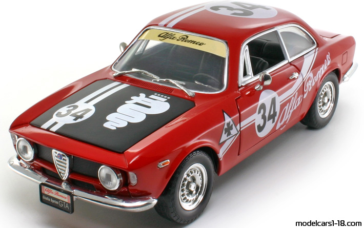 1965 - Alfa Romeo Giulia 1600 Sprint GTA Road Signature 1/18 - Vorne linke Seite