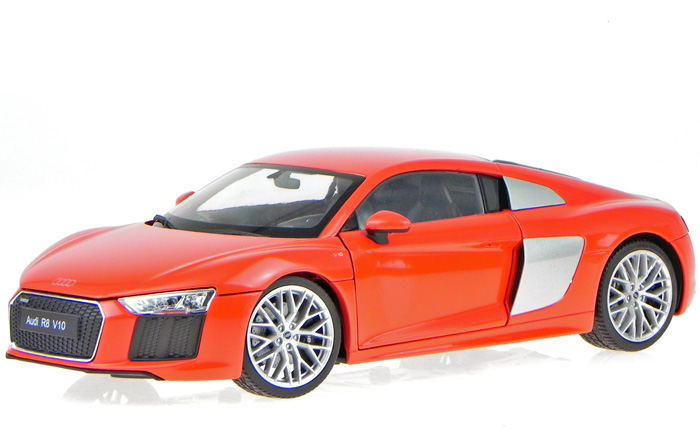 2016 - Audi R8 V10 (4S) Welly 1/18 - Vorne linke Seite