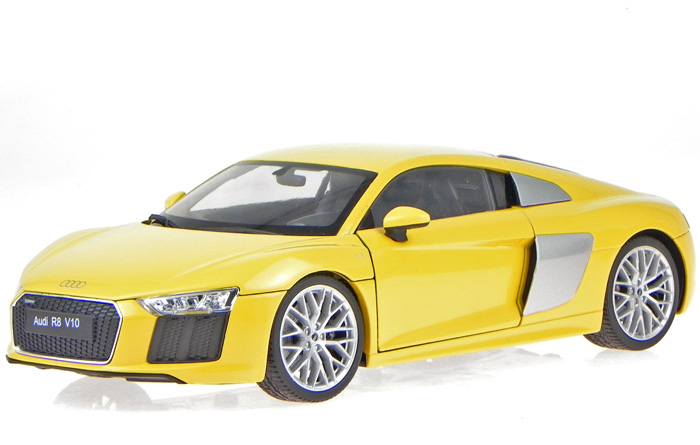 2016 - Audi R8 V10 (4S) Welly 1/18 - Предна лява страна