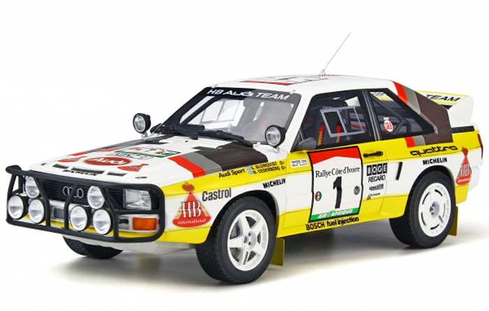 1984 - Audi Sport Quattro Group B Otto Models 1/18 - Vorne linke Seite