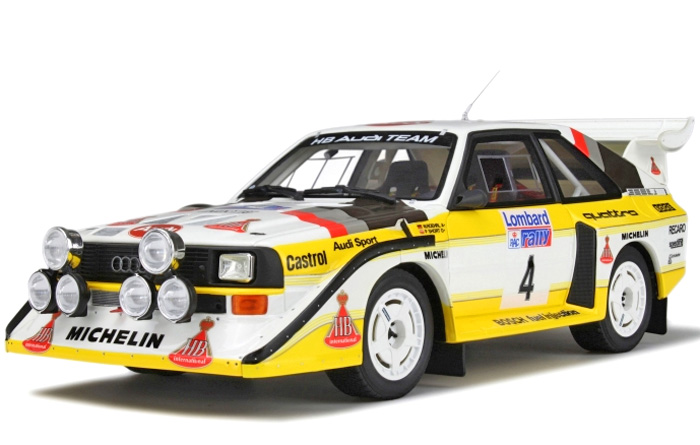 1985 - Audi Sport Quattro S1 RAC Otto Models 1/18 - Предна лява страна