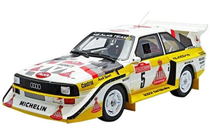 1985 - Audi Sport Quattro S1 Rallye San Remo Otto Models 1/18 - Передняя левая сторона