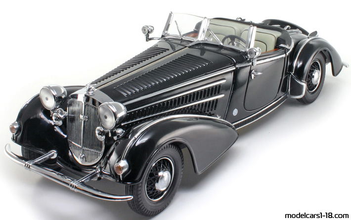 1938 - Auto Union Horch 855 Roadster Sun Star 1/18 - Предна лява страна