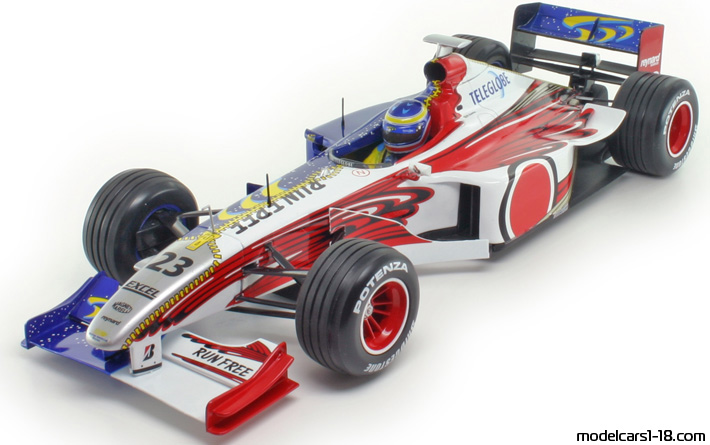 1999 - BAR Supertec 01 Minichamps 1/18 - Передняя левая сторона