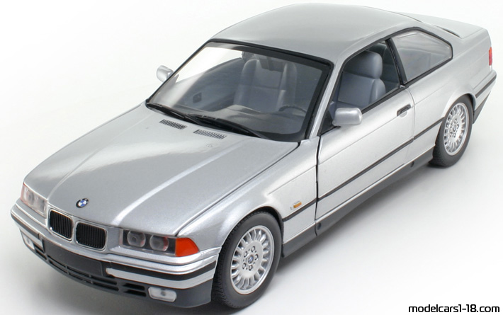 1992 - BMW 328i (E36) UT 1/18 - Передняя левая сторона