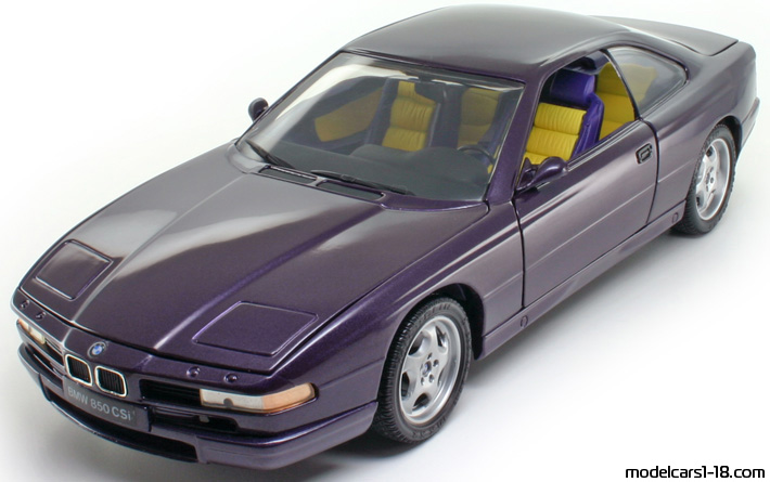 1990 - BMW 850 CSi (E31) Revell 1/18 - Front left side