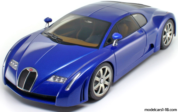 1999 - Bugatti Chiron Concept AutoArt 1/18 - Предна лява страна