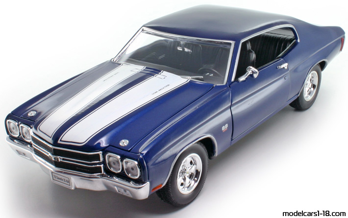 1970 - Chevrolet Chevelle SS 454 Welly 1/18 - Предна лява страна