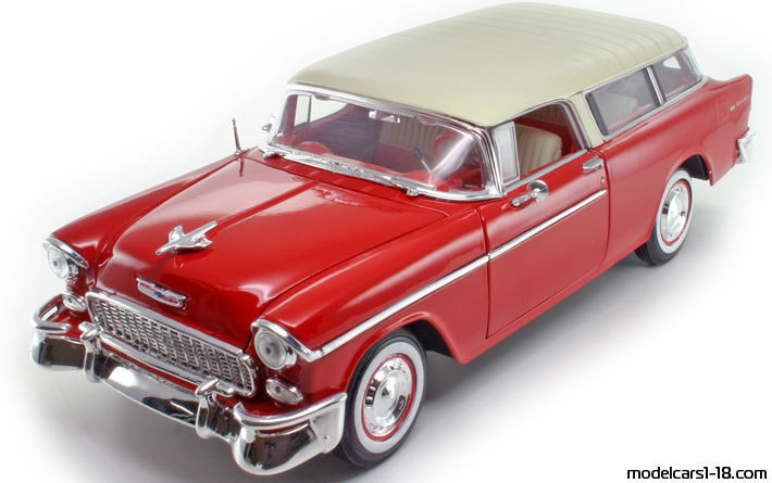 1955 - Chevrolet Nomad Maisto 1/18 - Передняя левая сторона