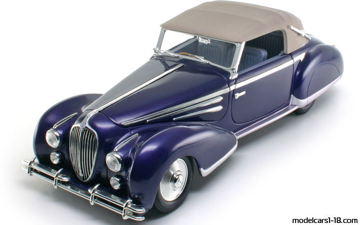 1947 - Delahaye 135M Signature Models 1/18 - Предна лява страна