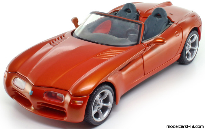 1997 - Dodge Copperhead Concept Maisto 1/18 - Предна лява страна