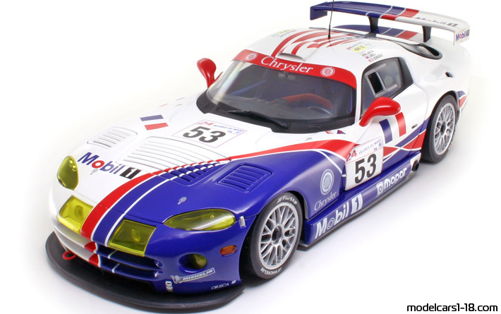 1998 - Dodge Viper GTS-R AutoArt 1/18 - Vorne linke Seite