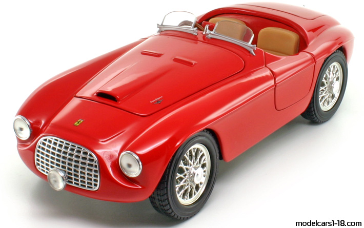 1948 - Ferrari 166 MM Hot Wheels 1/18 - Front left side