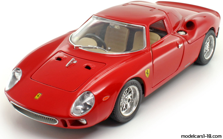 1964 - Ferrari 250 LM (Le Mans) Bburago 1/18 - Предна лява страна