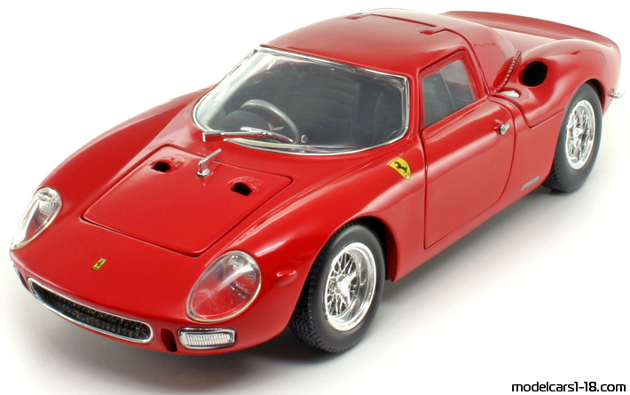 1964 - Ferrari 250 LM (Le Mans) Hot Wheels 1/18 - Предна лява страна