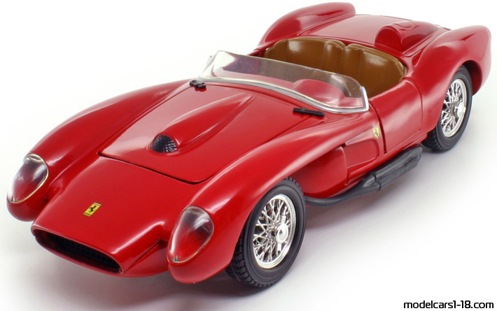 1957 - Ferrari 250 Testa Rossa Hot Wheels 1/18 - Передняя левая сторона