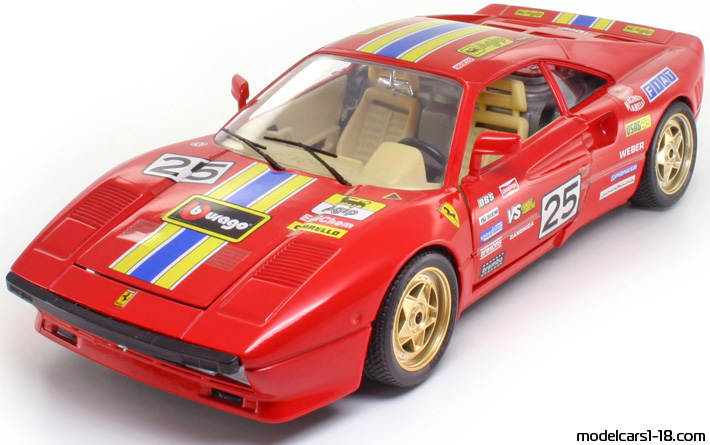 1984 - Ferrari 288 GTO Bburago 1/18 - Передняя левая сторона