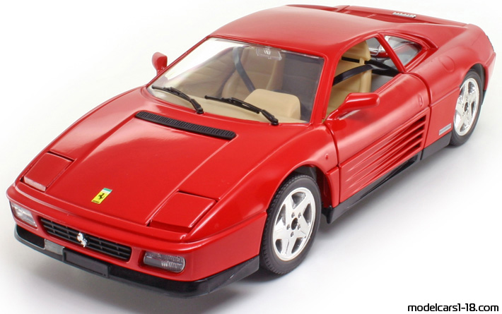 1989 - Ferrari 348 TB Polistil 1/18 - Предна лява страна