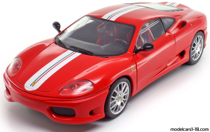2003 - Ferrari 360 Challenge Stradale Hot Wheels 1/18 - Предна лява страна
