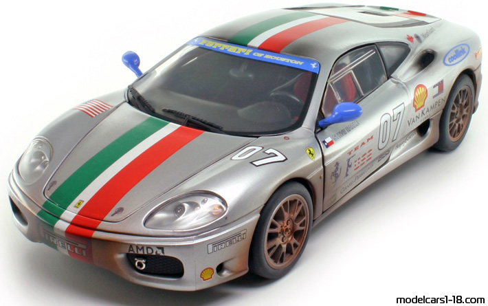 2003 - Ferrari 360 Challenge Hot Wheels 1/18 - Предна лява страна