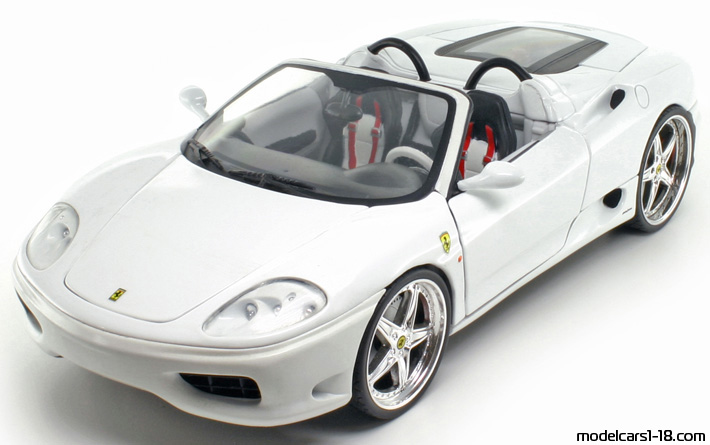 2000 - Ferrari 360 Spider Hot Wheels 1/18 - Предна лява страна