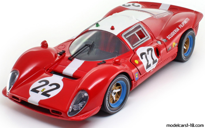 1967 - Ferrari 412 P Jouef Evolution 1/18 - Предна лява страна