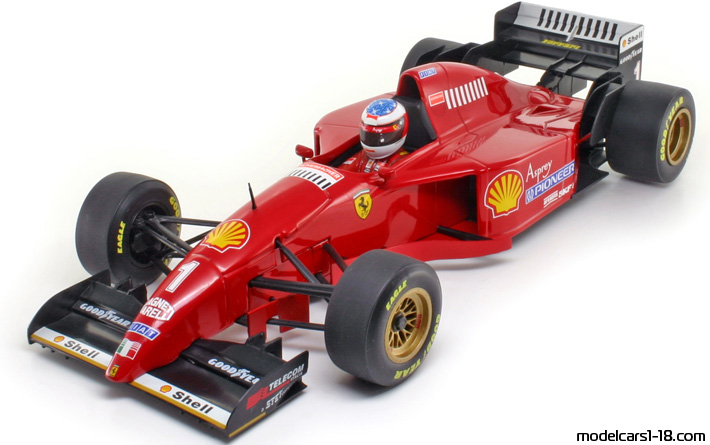 1995 - Ferrari 412 T2 Minichamps 1/18 - Предна лява страна