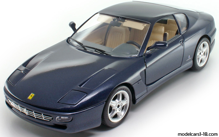 1992 - Ferrari 456 GT Bburago 1/18 - Передняя левая сторона