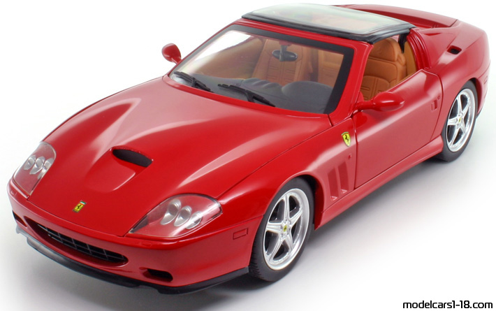 2006 - Ferrari 575 Superamerica Hot Wheels 1/18 - Vorne linke Seite