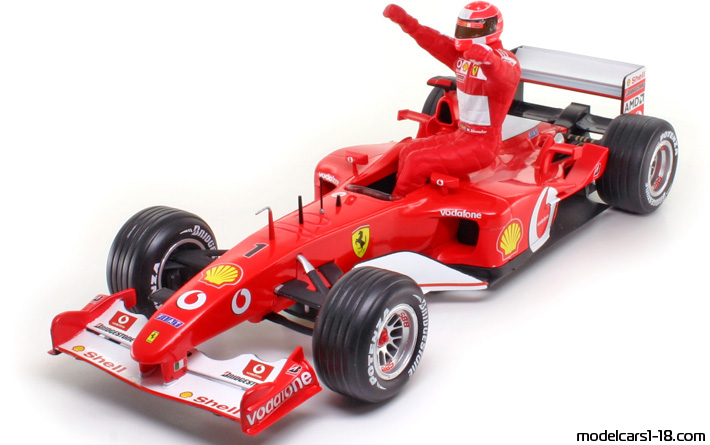 2002 - Ferrari F2002 Hot Wheels 1/18 - Vorne linke Seite