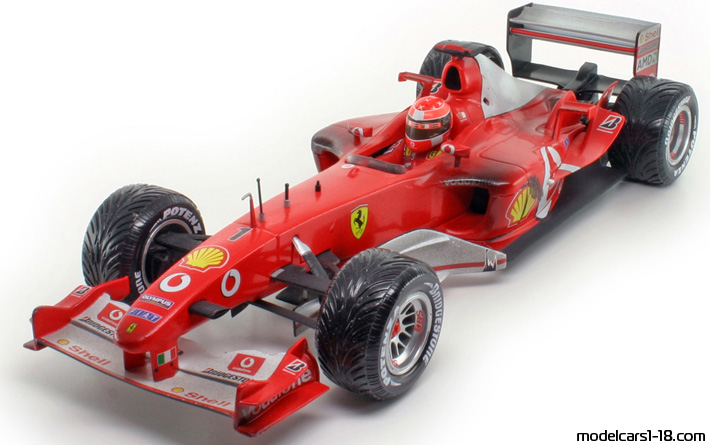 2003 - Ferrari F2003-GA Hot Wheels 1/18 - Vorne linke Seite