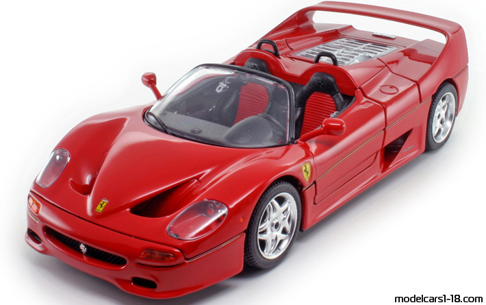1995 - Ferrari F50 Bburago 1/18 - Предна лява страна
