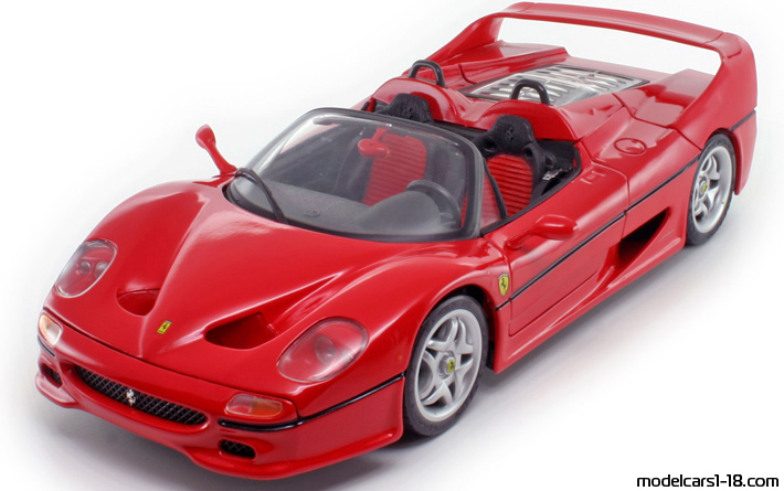 1995 - Ferrari F50 Maisto 1/18 - Предна лява страна