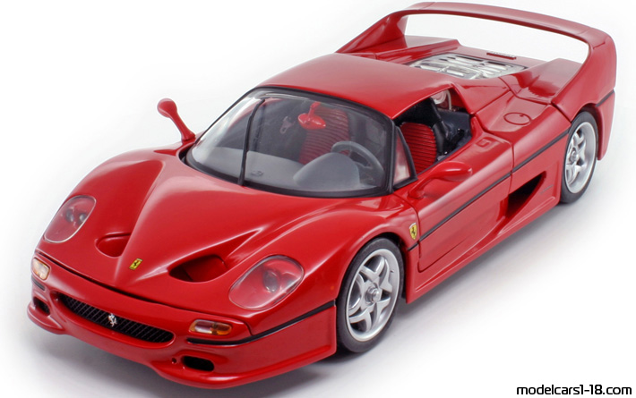 1995 - Ferrari F50 Hot Wheels 1/18 - Передняя левая сторона