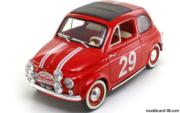 1965 - Fiat 500 Rally Solido 1/16 - Front left side