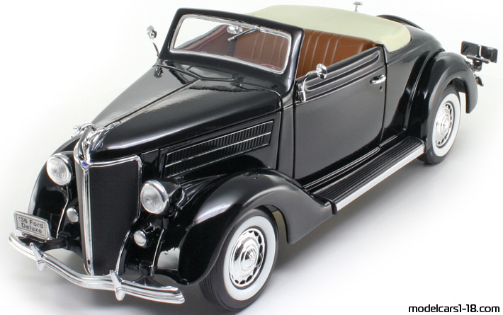 1936 - Ford Deluxe Welly 1/18 - Передняя левая сторона