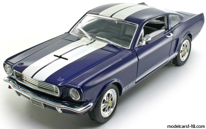 1966 - Ford Mustang Shelby GT350 Jouef Evolution 1/18 - Предна лява страна