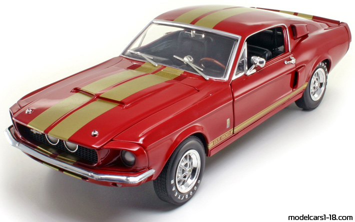 1967 - Ford Mustang Shelby GT500 ERTL 1/18 - Предна лява страна