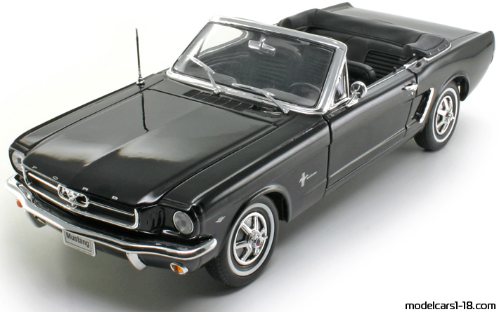 1964 - Ford Mustang Welly 1/18 - Предна лява страна