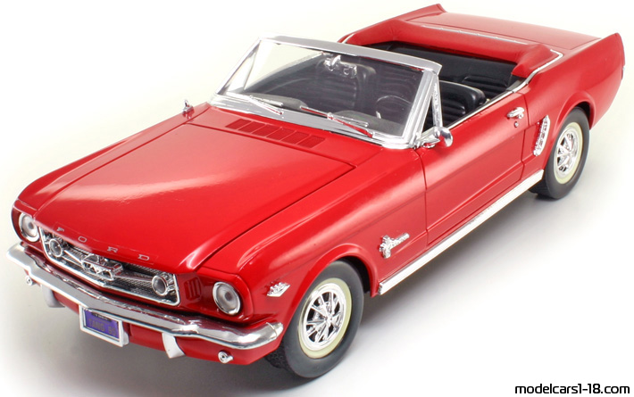 1965 - Ford Mustang Mira 1/18 - Предна лява страна