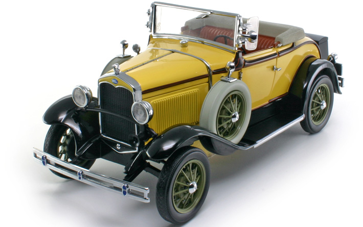1931 - Ford Roadster (Model A) Motor City Classic 1/18 - Vorne linke Seite