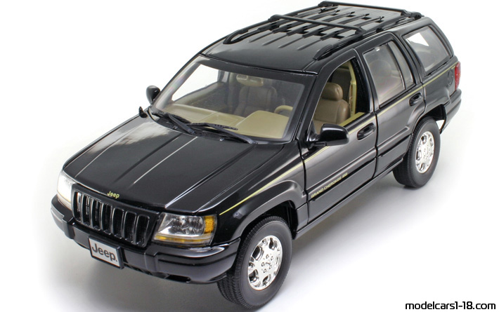 2001 - Jeep Grand Cherokee (WJ) Mondo Motors 1/18 - Передняя левая сторона