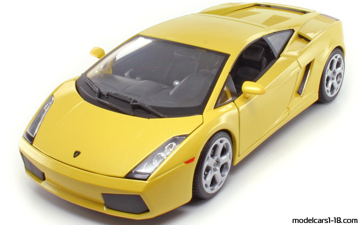 2001 - Lamborghini Gallardo Bburago 1/18 - Предна лява страна