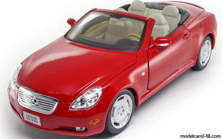 2001 - Lexus SC 430 Welly 1/18 - Передняя левая сторона