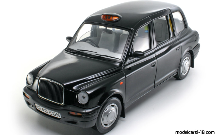 1998 - London Taxi TX1 Sun Star 1/18 - Передняя левая сторона