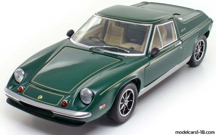 1973 - Lotus Europa Special Kyosho 1/18 - Предна лява страна