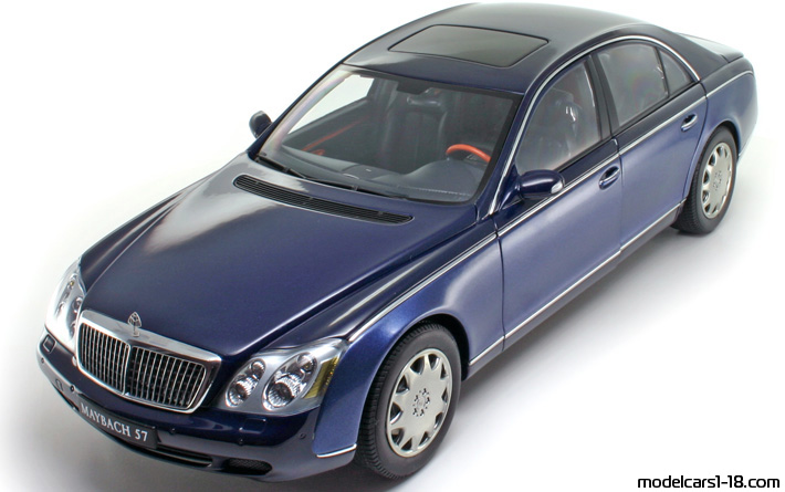 2002 - Maybach 57 AutoArt 1/18 - Предна лява страна